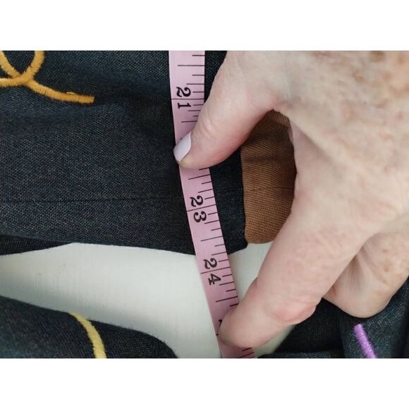 Vtg Stonebridge Womens Jacket‎ Sz XL Tan Black Buttons Decor Western Outdoors - Picture 13 of 14